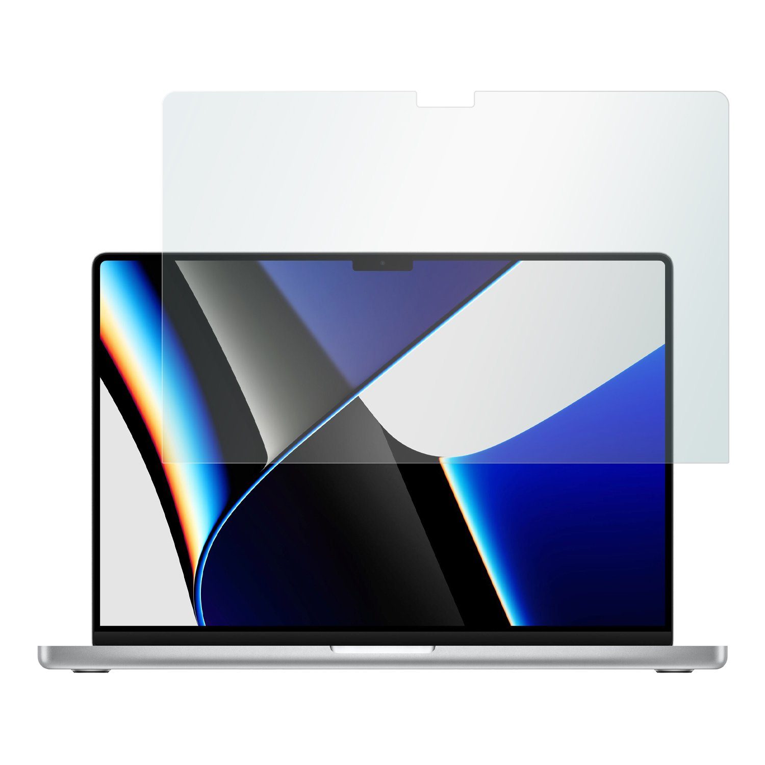 SLABO Schutzfolie 2 x Displayschutzfolie Crystal Clear, Apple MacBook Pro 16" (2021)