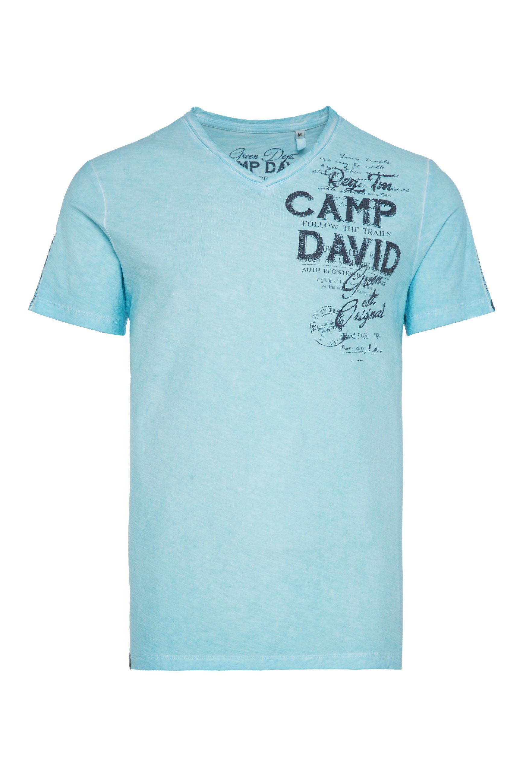 CAMP aus Baumwolle V-Shirt DAVID