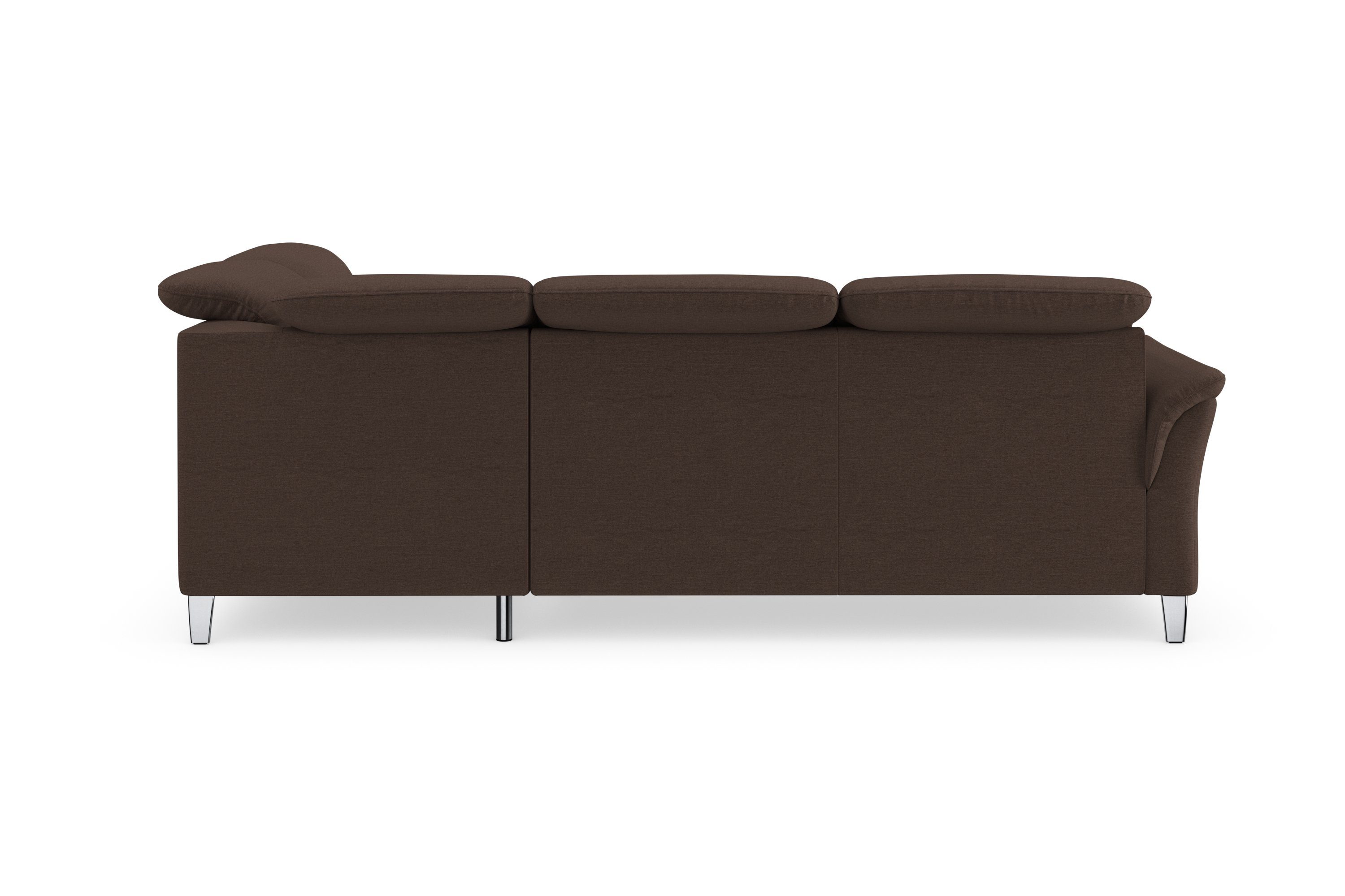 sit&more Ecksofa Maggiore, Stauraum und mit Kopfteilverstellung, wahlweise Bettfunktion