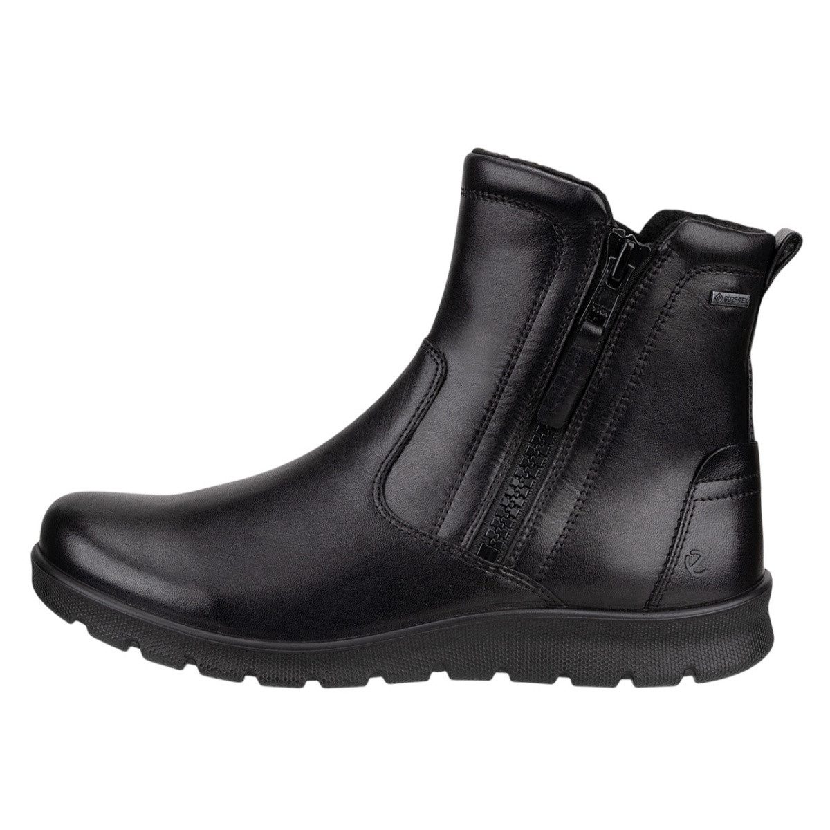 Ecco Stiefelette Barbett Boot Zip GTX (Premium-Leder, wasserdicht) schwarz günstig online kaufen