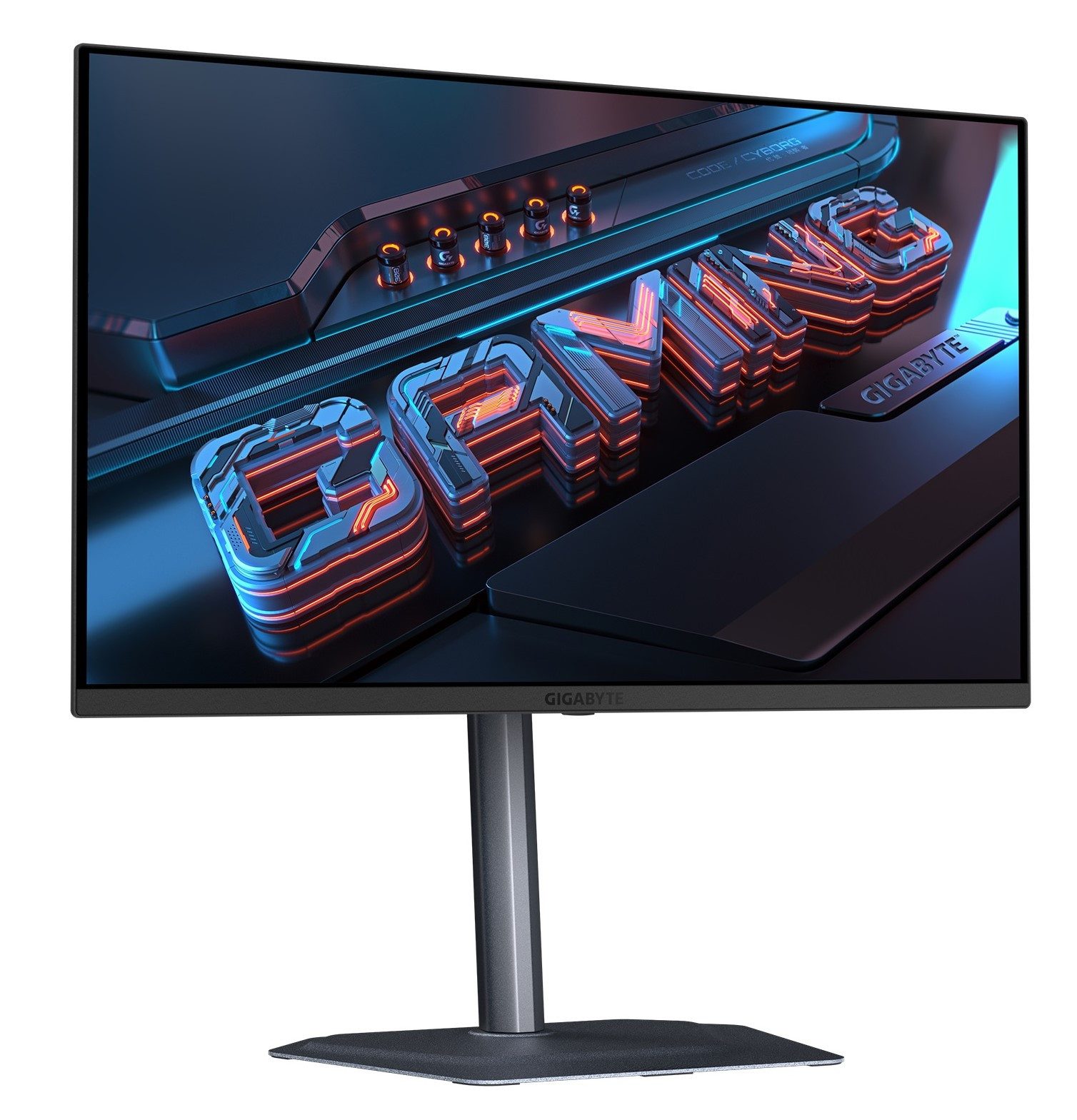 Gigabyte MO27Q2A OLED-Monitor (67,8 cm/27 ", 2560 x 1440 px, QHD, 0,03 ms Reaktionszeit, 280 Hz, QD-OLED, dreh-, neig-,schwenk-, höhenverstellbar, Lautsprecher)