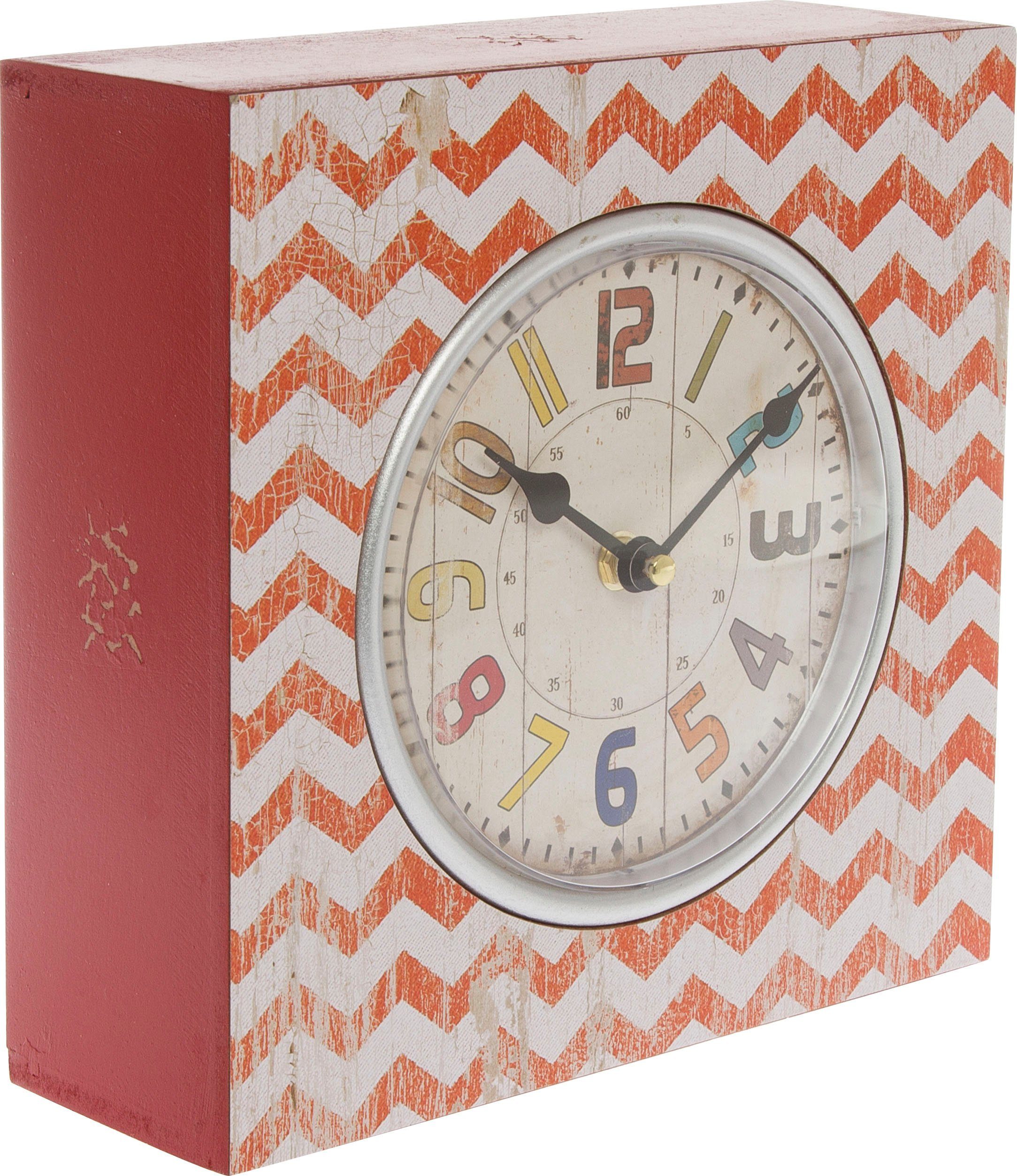 Myflair Möbel & Accessoires Tischuhr - Orange- günstig online kaufen