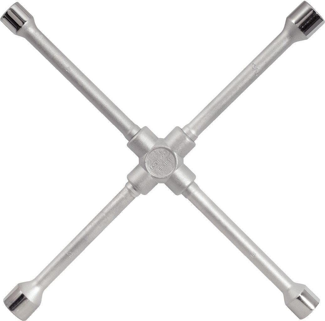 KS Tools Kreuzschlüssel Kreuzschlüssel für PKW, 13/16"x17x19x22mm (518.1151)