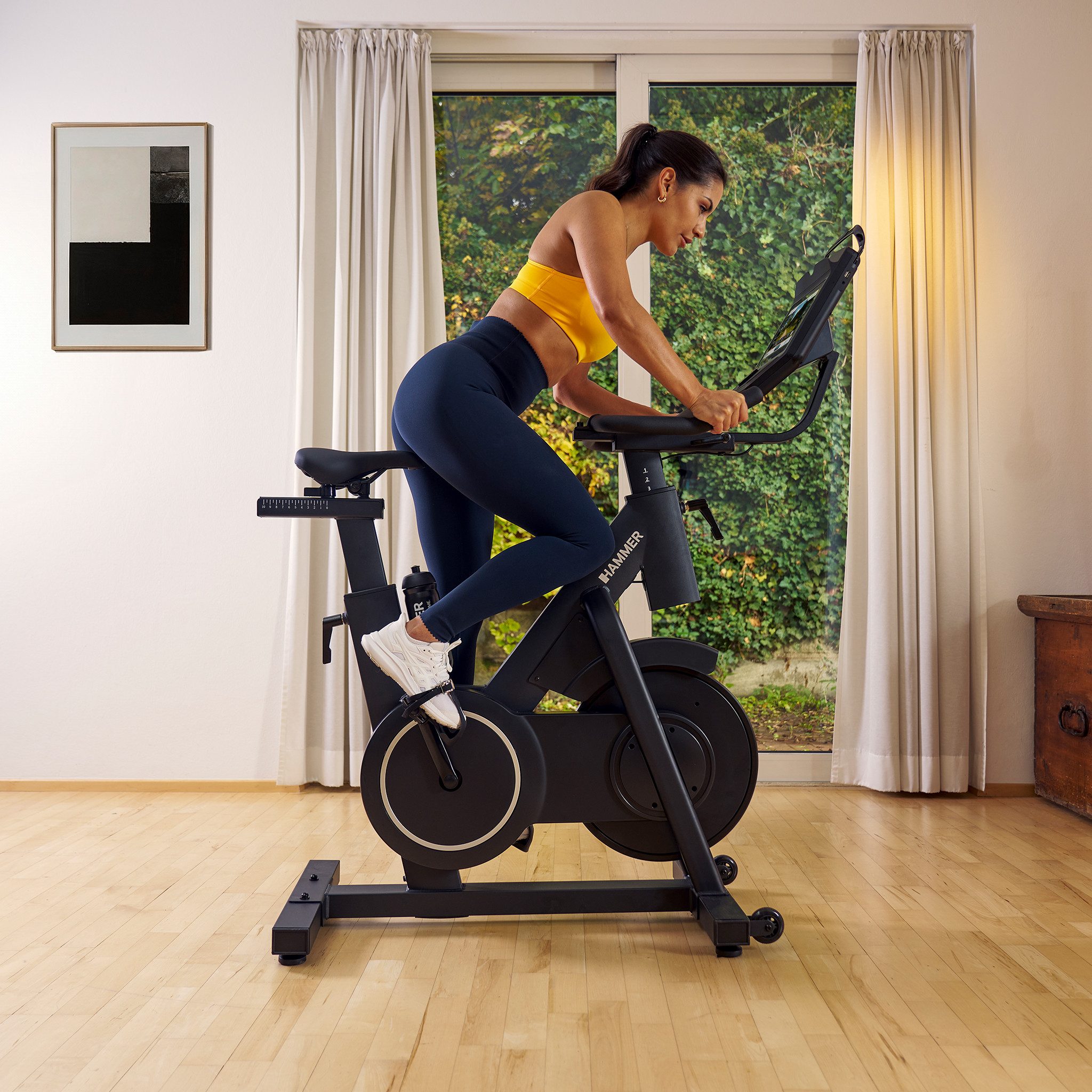 Hammer Heimtrainer Speed Race SR, 20 kg Schwungmasse, Kinomap & Zwift