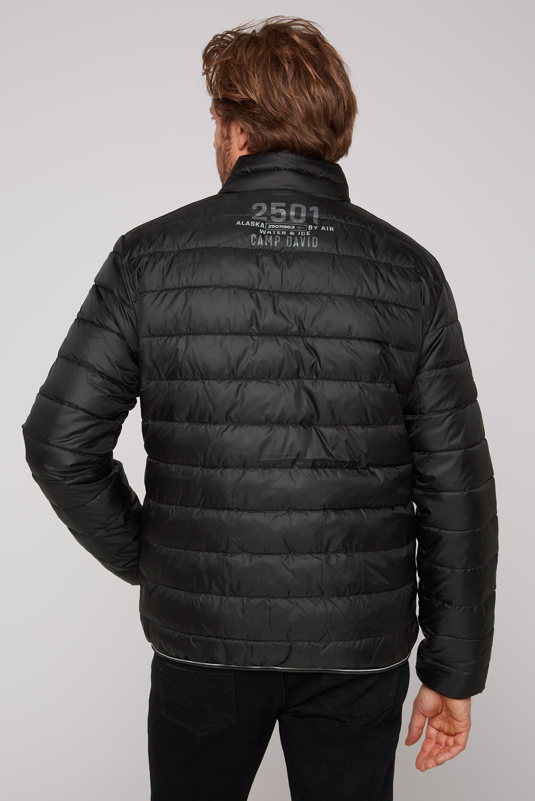 CAMP DAVID Outdoorjacke mit elastischem Saumabschluss