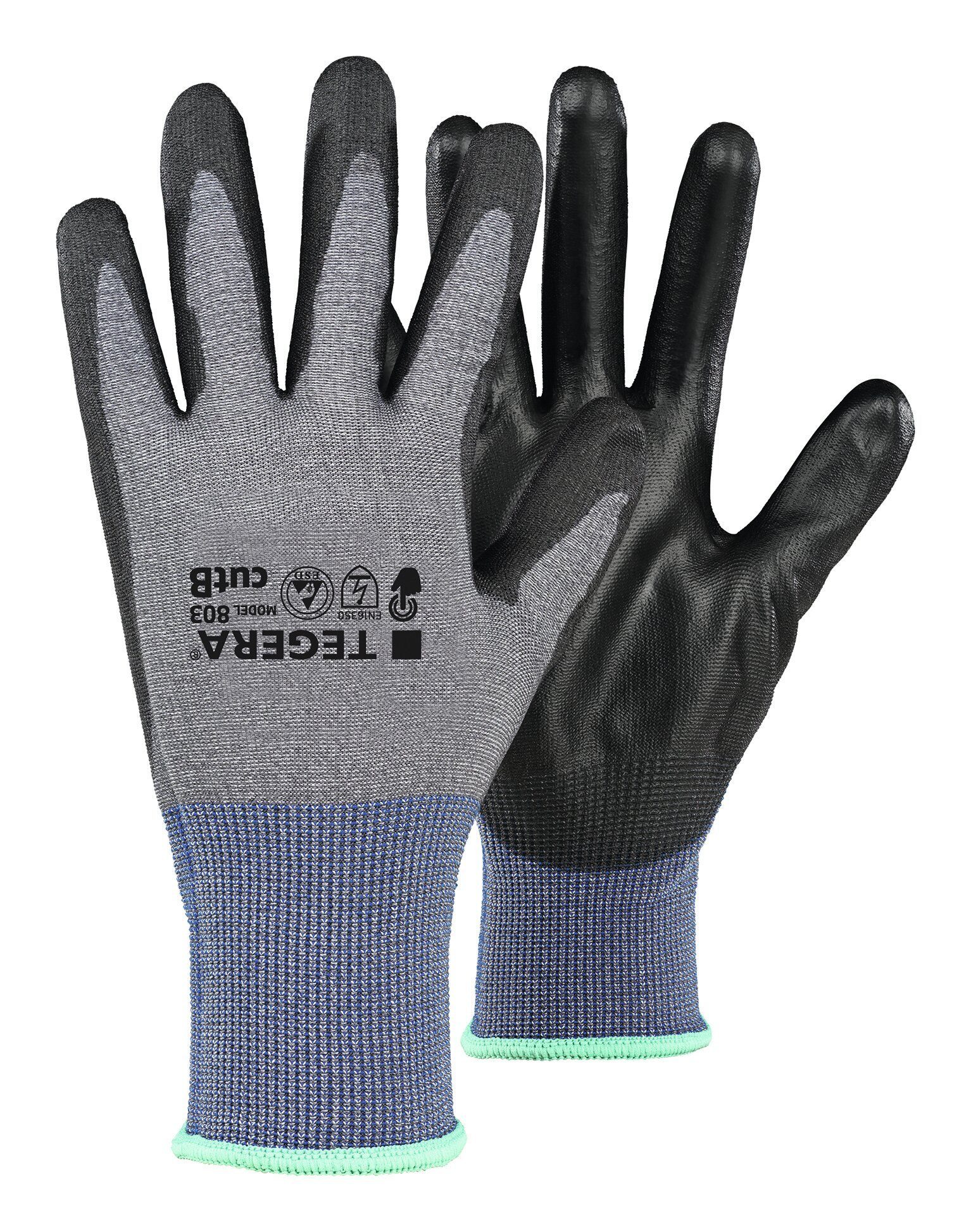 Prüßtex Montagehandschuh OLAF Gr.8 - Nitrilbeschichtet 12 Stück