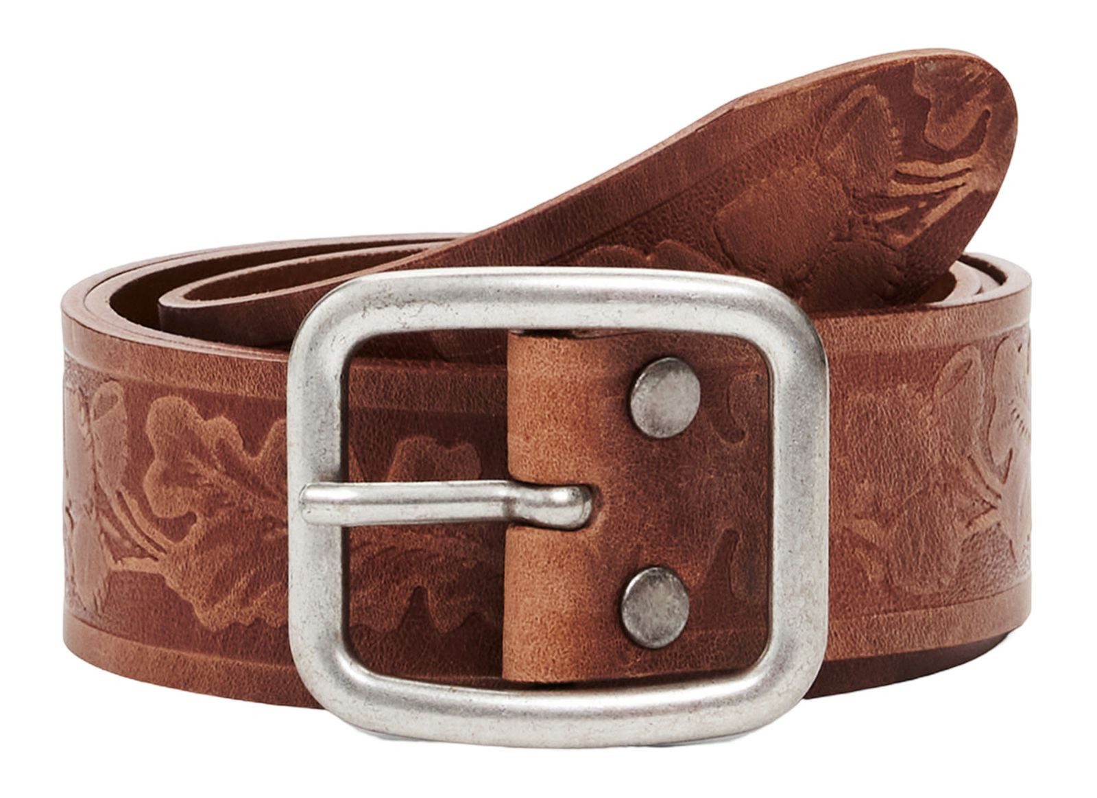 Desigual Ledergürtel Leather Belt aus echtem Rindsleder