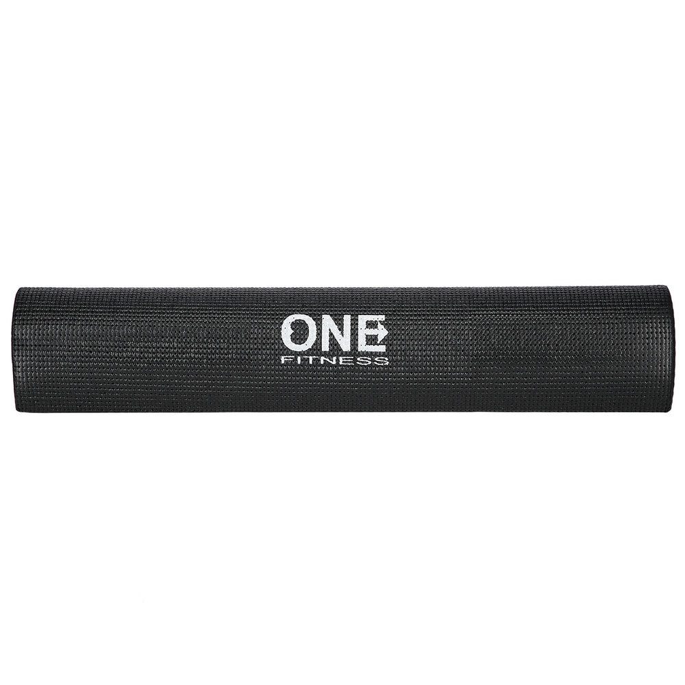 ONE FITNESS Yogamatte Fitnessmatte Pilates (Spar-Set, 1-St., Training), Waschbar in der Maschine oder per Hand mit Haushaltsmitteln