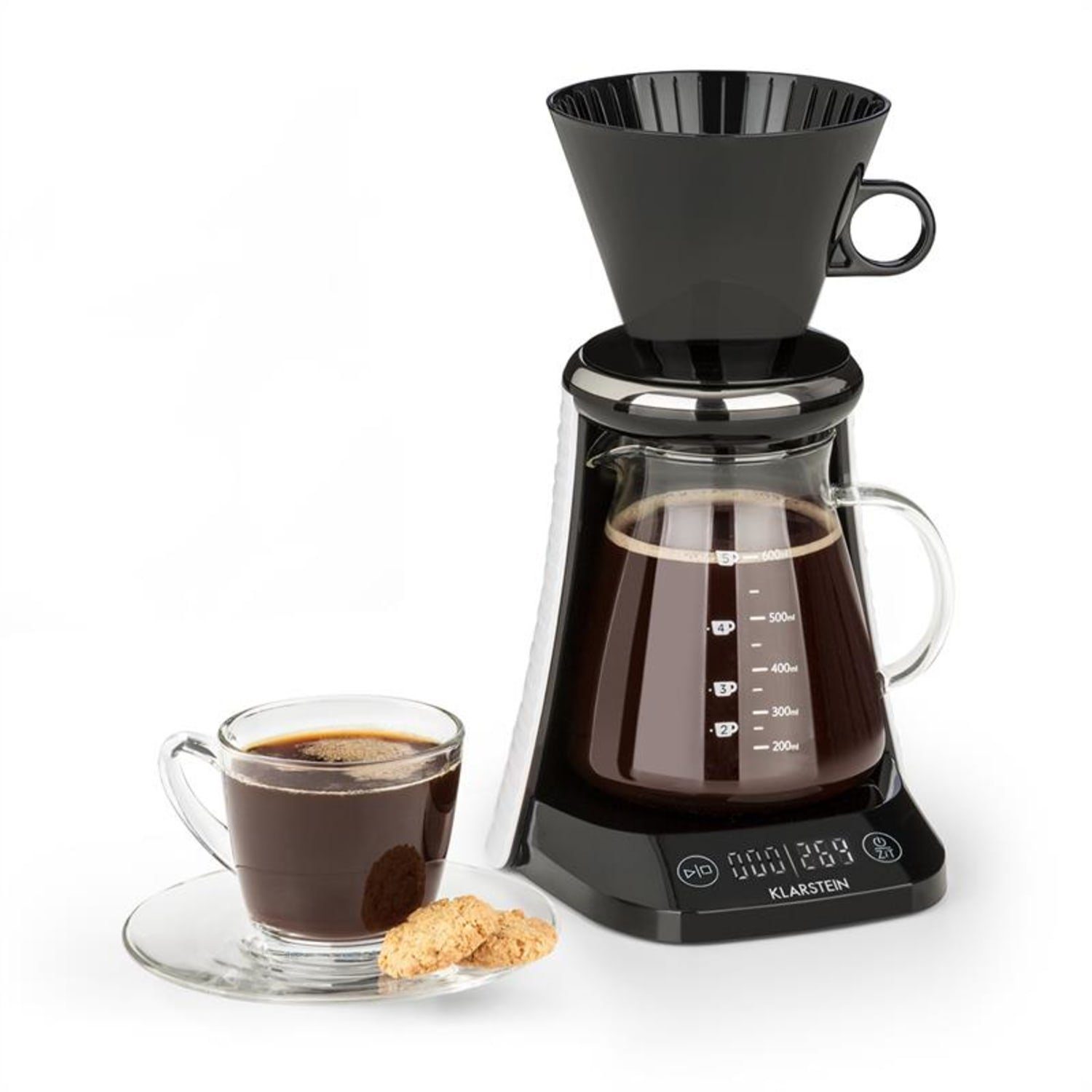 Klarstein Filterkaffeemaschine craft coffee, 0.6l Kaffeekanne