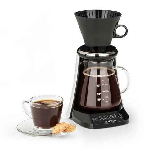 Klarstein Kaffeebereiter craft coffee, 0.6l Kaffeekanne, Kaffeemaschine Kaffeebereiter Kaffeekanne LED