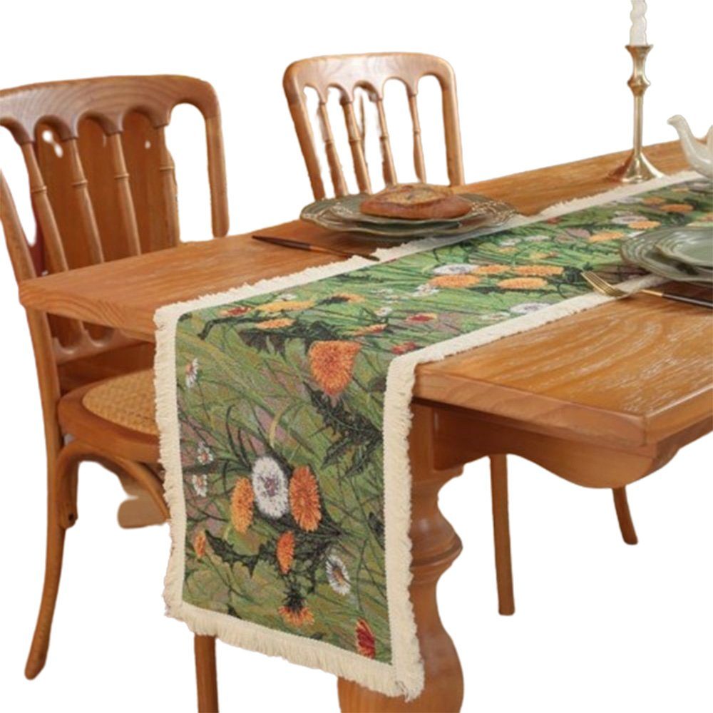 FELIXLEO Tischläufer Tischläufer Vintage Bauernhaus Dekor für Esszimmer Dekor 30*180cm