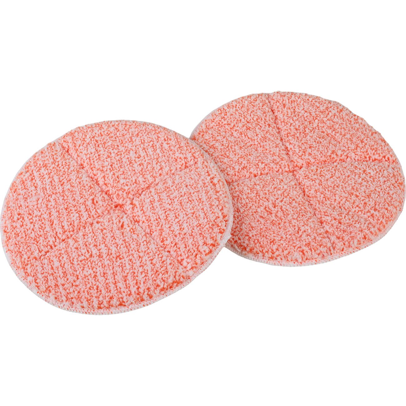 shop'n smile ideoon Polierpad 4er-Set Ersatz-Wischpads für CH9996: Parkett, Fliesen, Laminat, Fusselfrei und streifenfrei