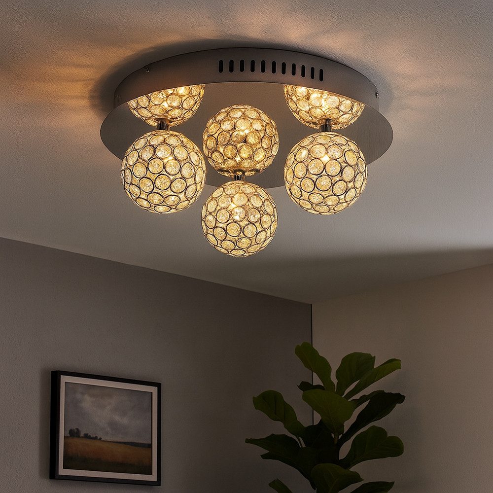 Esto LED Deckenleuchte, Leuchtmittel nicht inklusive, Kaltweiß, Warmweiß, Neutralweiß, Tageslichtweiß, Farbwechsel, Deckenleuchte Deckenlampe Zimmerleuchte Lampe 3-farbig LED Esto Cara