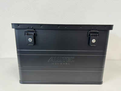 ALUTEC München Werkzeugkoffer ALUTEC Aluminiumbox Classic 68 Schwarz, 68 ltr., (LxBxH) 550 X 350 X