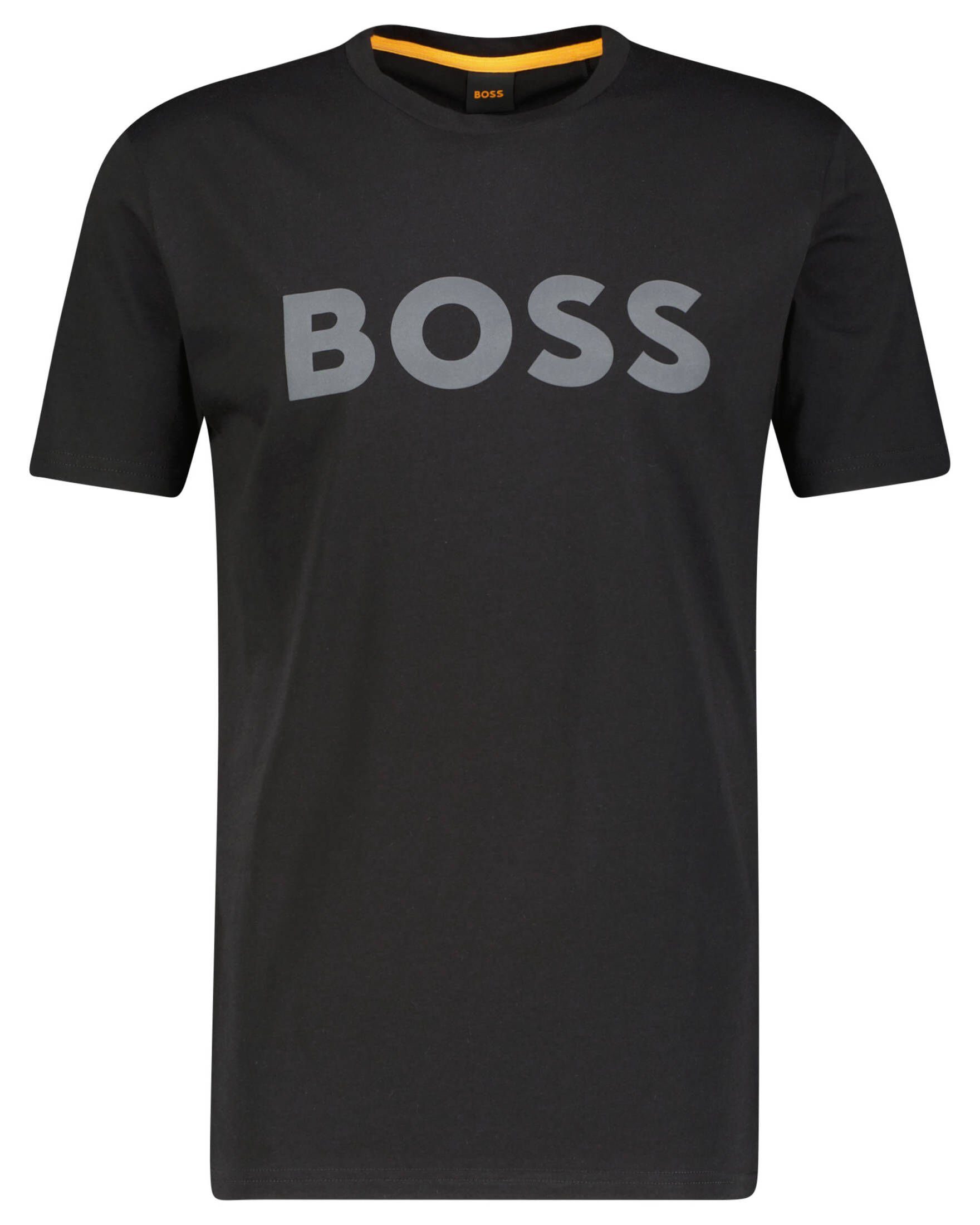 (1-tlg) T-Shirt (85) BOSS 1 T-Shirt Herren THINKING black