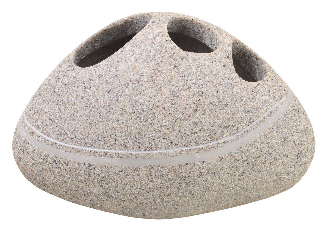 Ridder Zahnputzbecher LITTLE ROCK Zahnbürstenhalter zum Stellen, beige, Ridder-22190209
