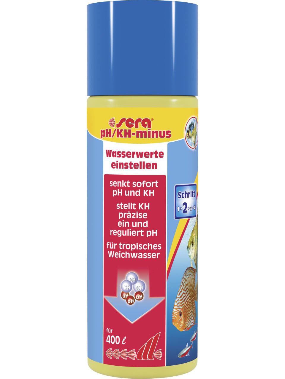 Sera Aquariendeko Sera Aquariumwasseraufbereiter pH-KH-minus 100 ml