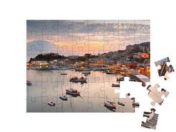 puzzleYOU Puzzle Mikrolimano Yachthafen in Athen, Griechenland, 48 Puzzleteile, puzzleYOU-Kollektionen Griechenland
