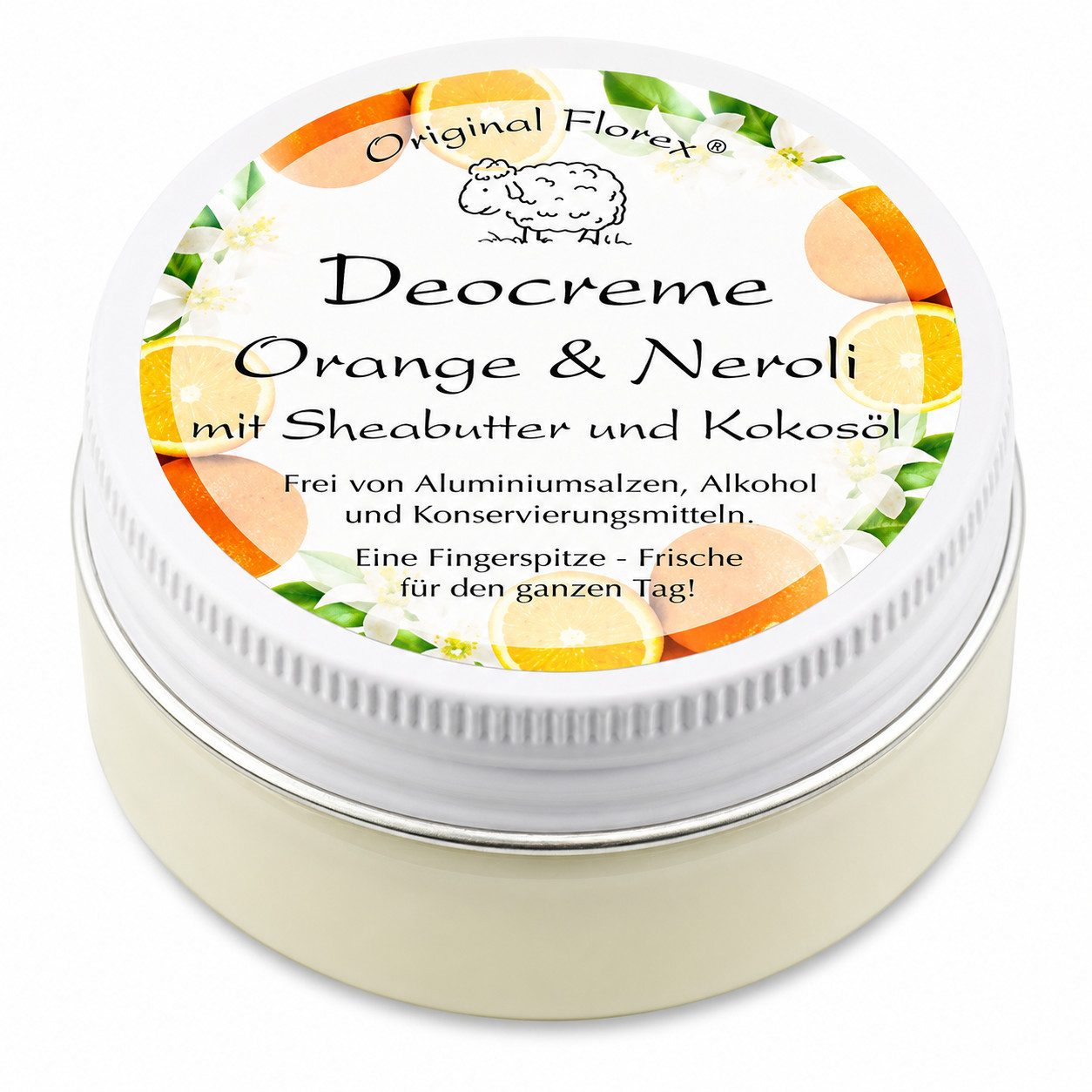 Gerlinde Hofer _ Florex GmbH Deo-Creme Orange & Neroli, 1-tlg., mit Sheabutter und Kokosöl 40 ml