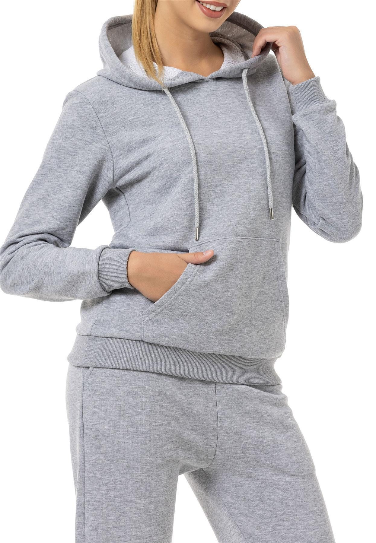 RedBridge Kapuzensweatshirt Premium Hoodie mit Kängurutasche Basic