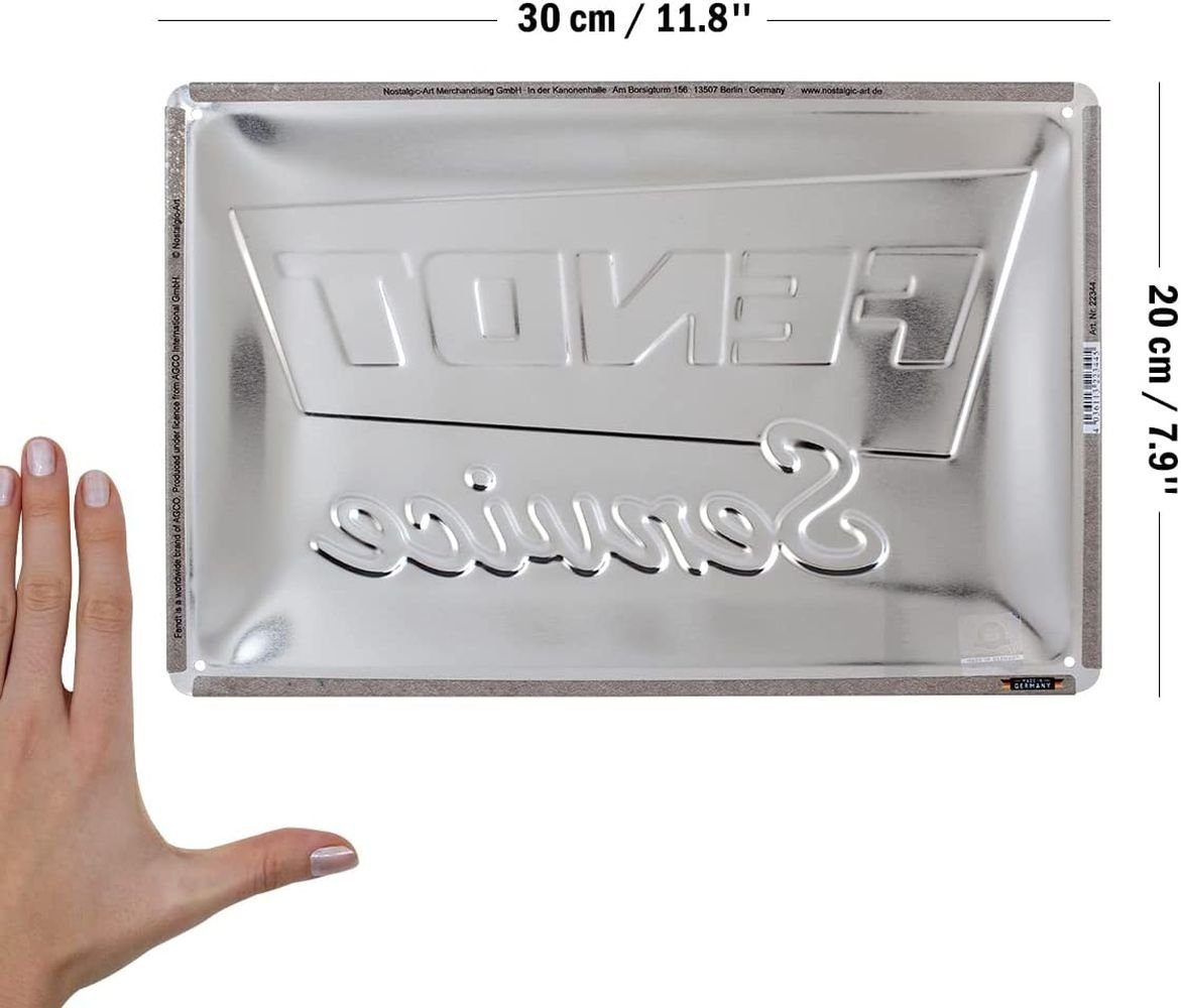 Nostalgic-Art Metallschild Blechschild 20 x 30cm - Fendt - Fendt Service günstig online kaufen