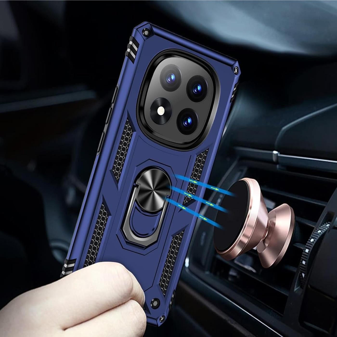 CoolGadget Handyhülle Armor Shield Case für Xiaomi Redmi Note 14 Pro+ 5G 6,67 Zoll, Outdoor Cover mit Magnet Ringhalterung Hülle für Redmi Note 14 Pro+ 5G – Bild 4 von 5