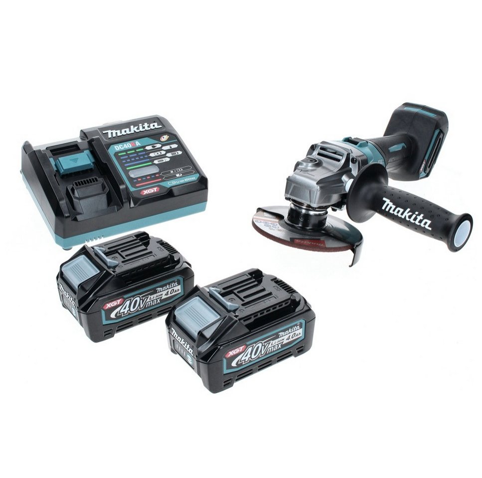 Thumbnail - Makita Winkelschleifer GA 005 GM2 Akku Winkelschleifer 40 V max. 125 mm Brushless XGT + 2x