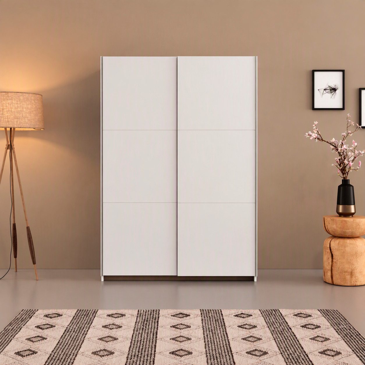 OTTO home Kleiderschrank Schwebetürenschrank Schlafzimmerschrank Garderobe Kinderzimmer PAULLY (Breite 131 cm Höhe 191 cm, Weiß, …