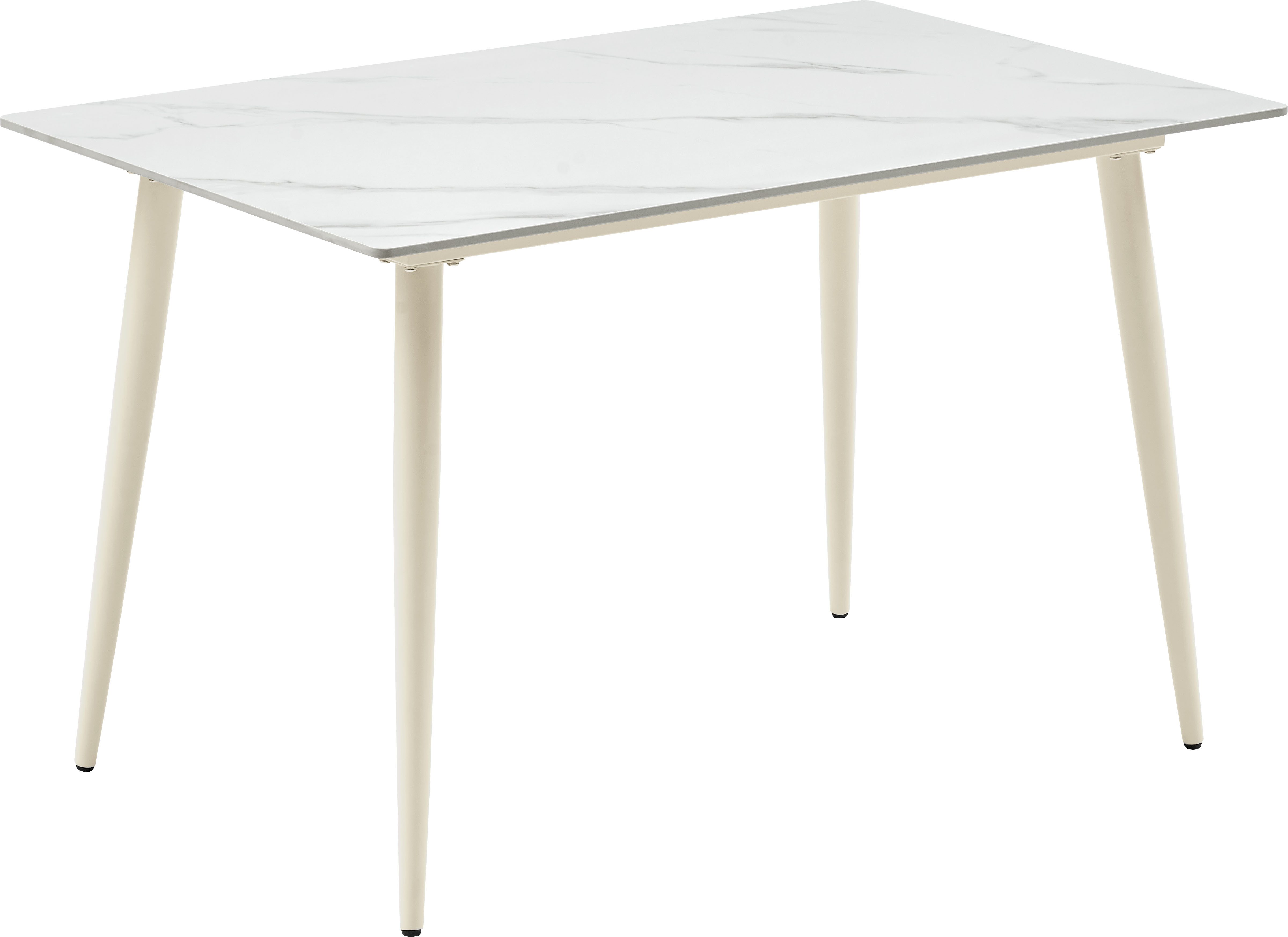 OTTO home Esstisch Rylee, mit kratzfester Sintersteinplatte und modernem Metallgestell