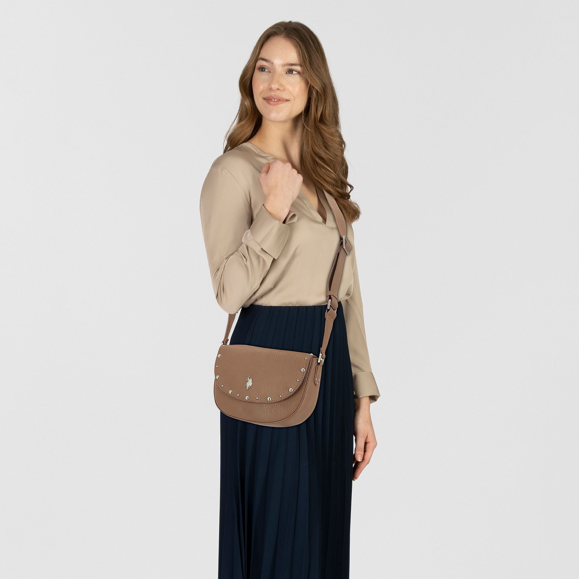 U.S. Polo Assn. Schultertasche Upton, Polyurethan