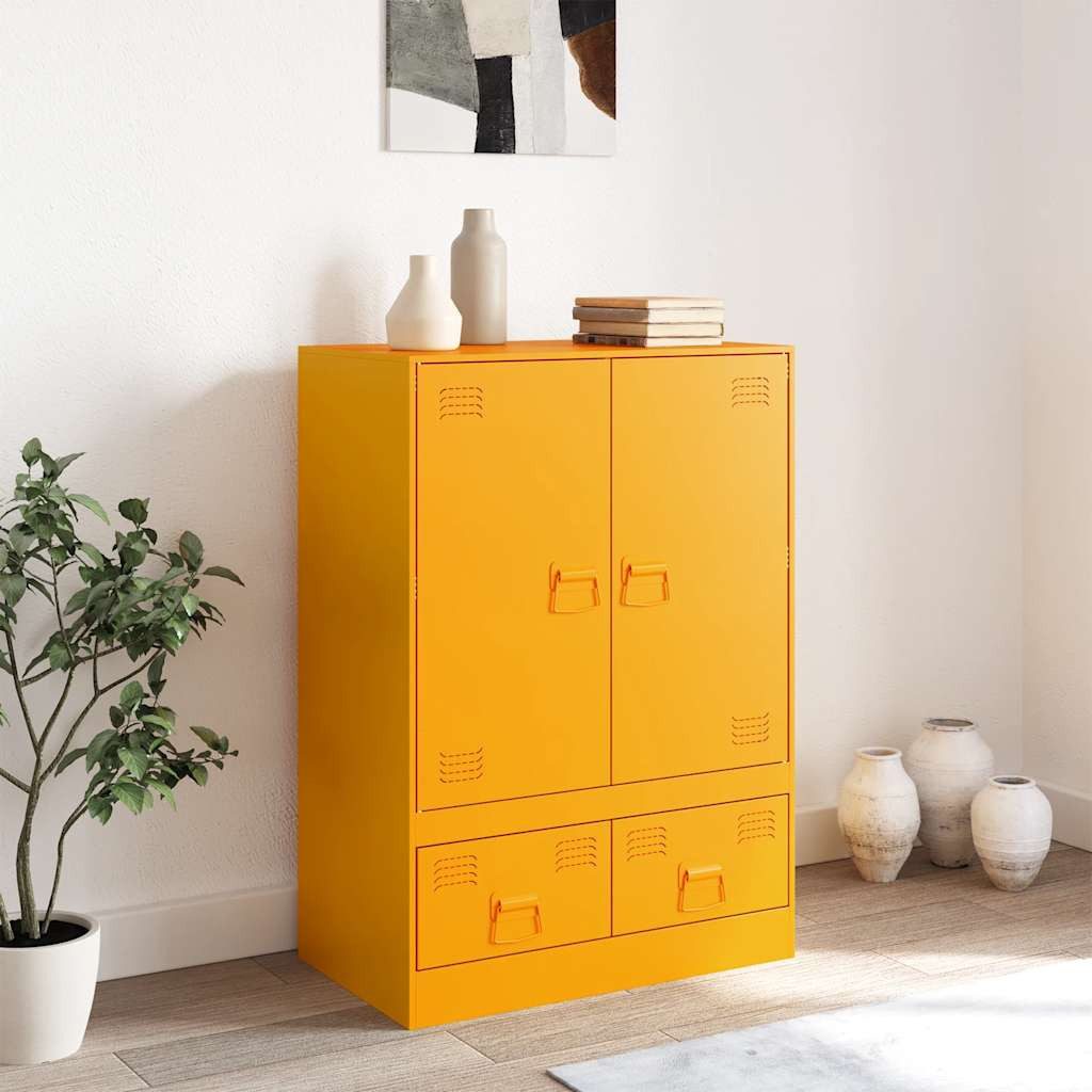 vidaXL Highboard Highboard Senfgelb 67x39x95 cm günstig online kaufen