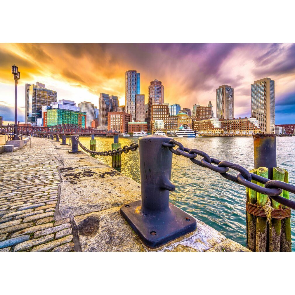 ENJOY Puzzle Puzzle ENJOY Puzzle Boston Harbor in der Abenddämmerung, USA 1000 Teile, Puzzleteile