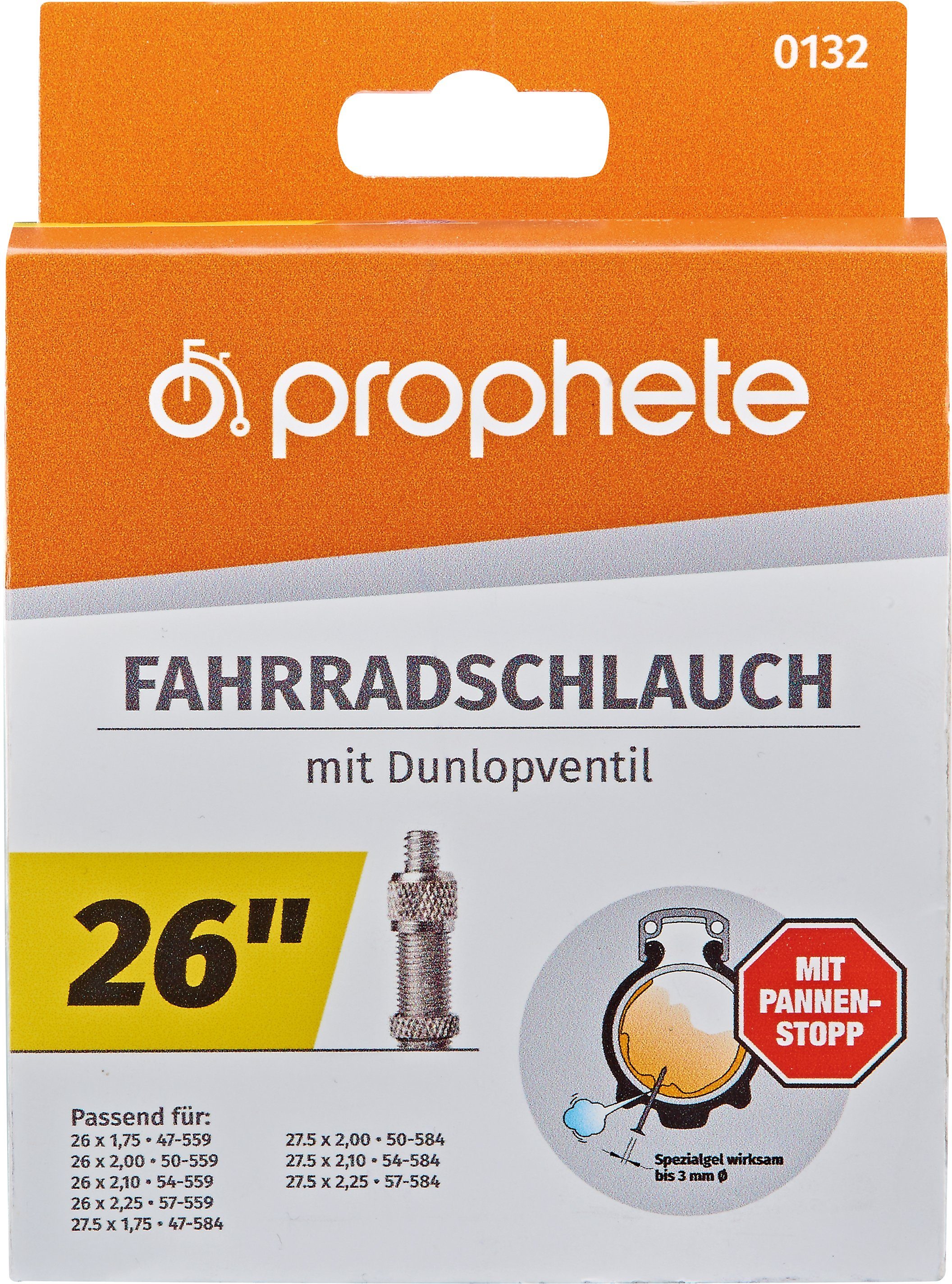 Prophete Fahrradschlauch, 26 Zoll (66,04 cm)
