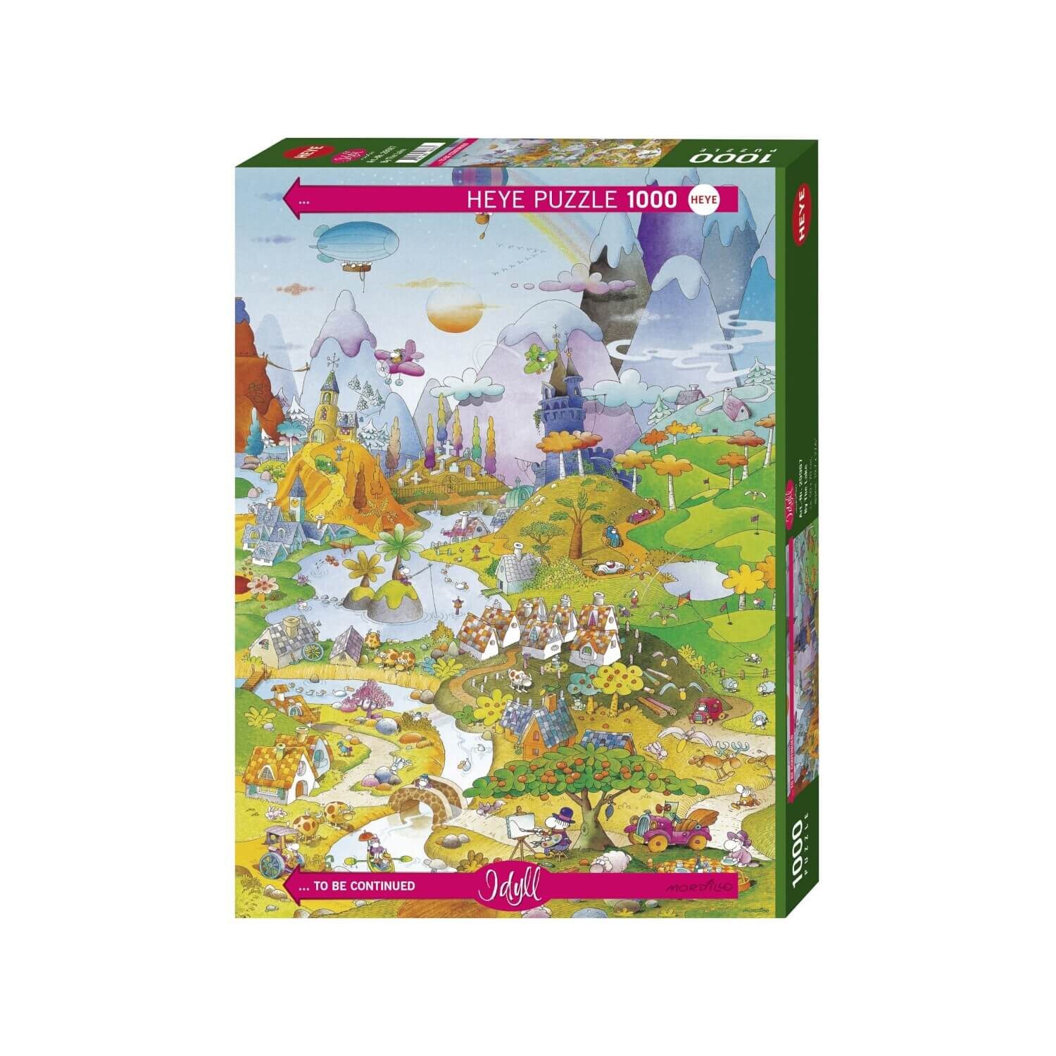 HEYE Puzzle Idyll By the Lake, 1000 Puzzleteile