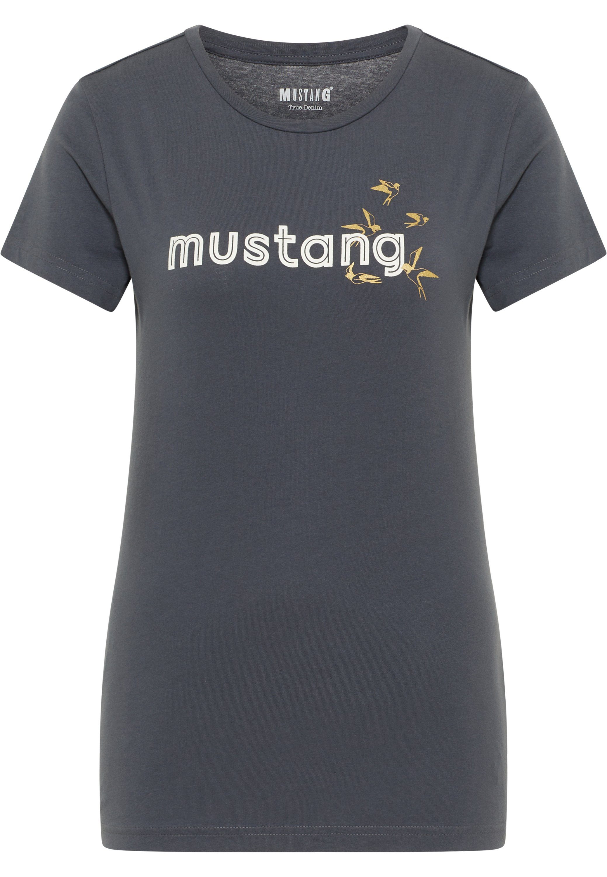 C T-Shirt Foilprint Alexia Style MUSTANG
