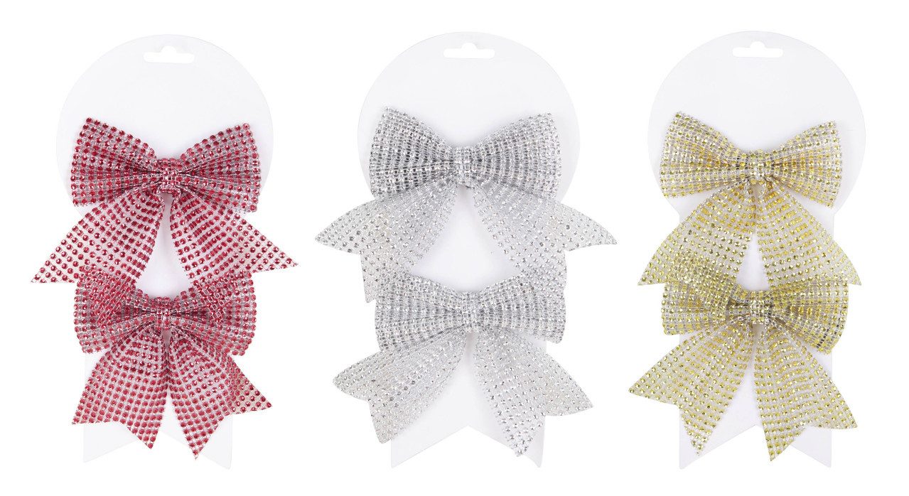 Trend Line Christbaumschmuck TrendLine Schleifen 11 x 12 cm