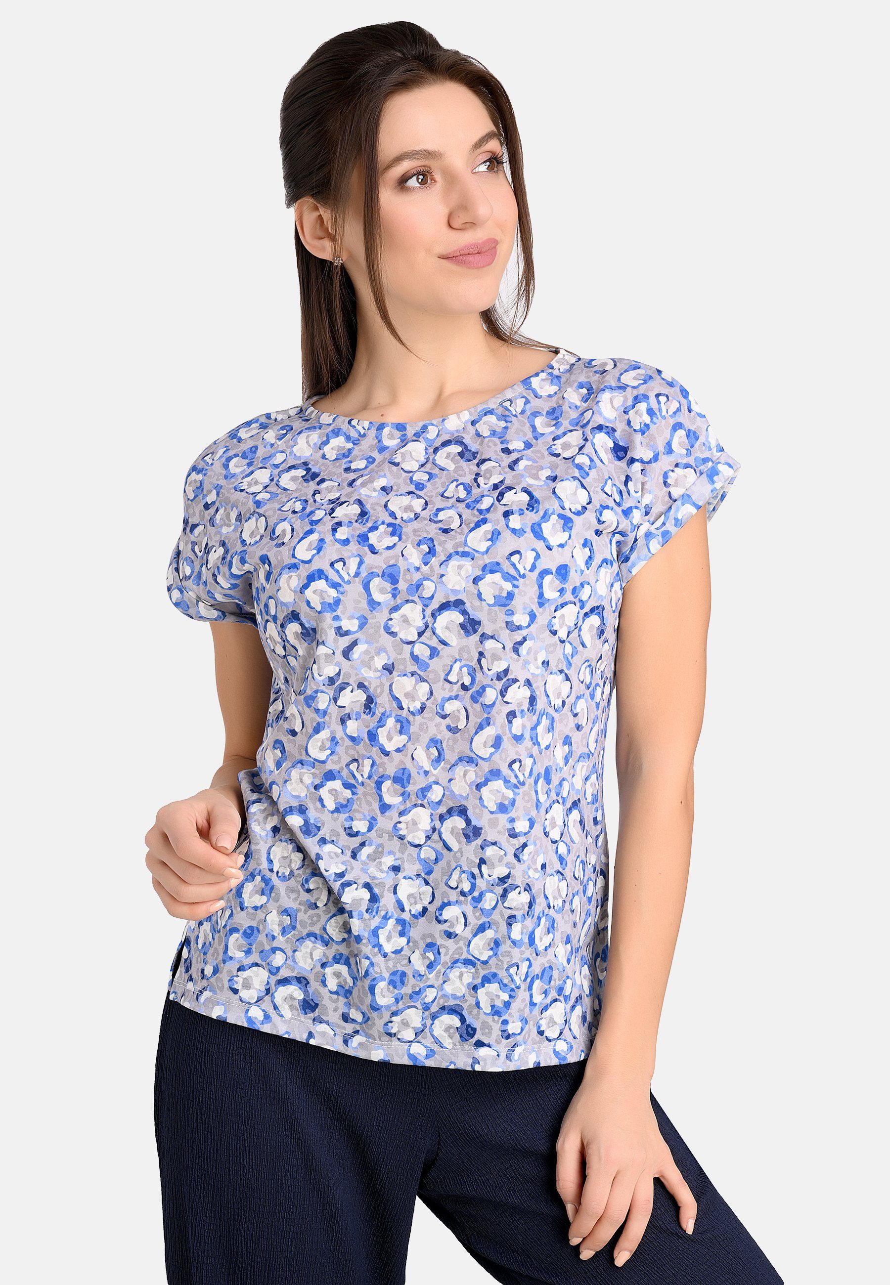 T-Shirt Shirt Burnout - 06/silver-blue
