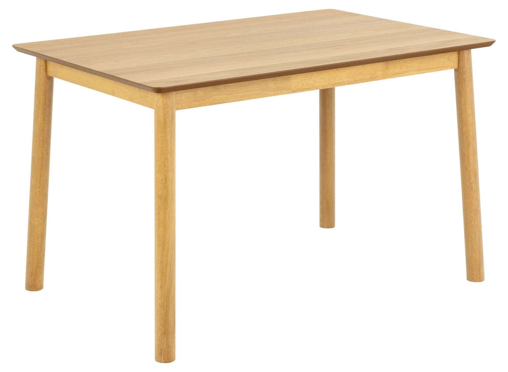 ACTONA GROUP Esstisch Küchentisch Barlow, lackierte eichenfurnierte Tischplatte, Gestell aus Massivholz, gebeizt & lackiert, 120x80x74,8 cm