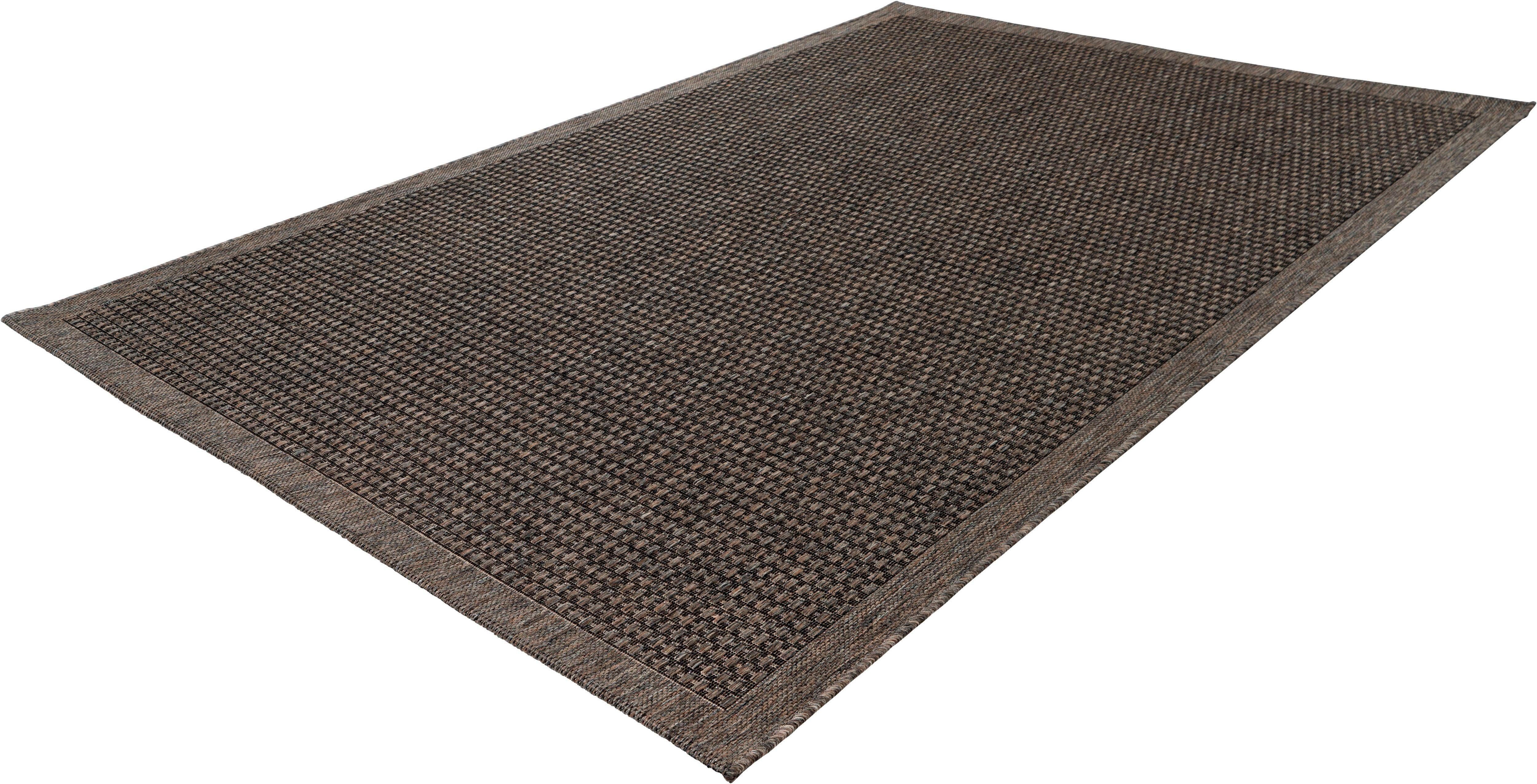 Teppich Gero, my home, rechteckig, 5 Höhe: geeignet, Wohnzimmer Outdoor taupe mm, In- und