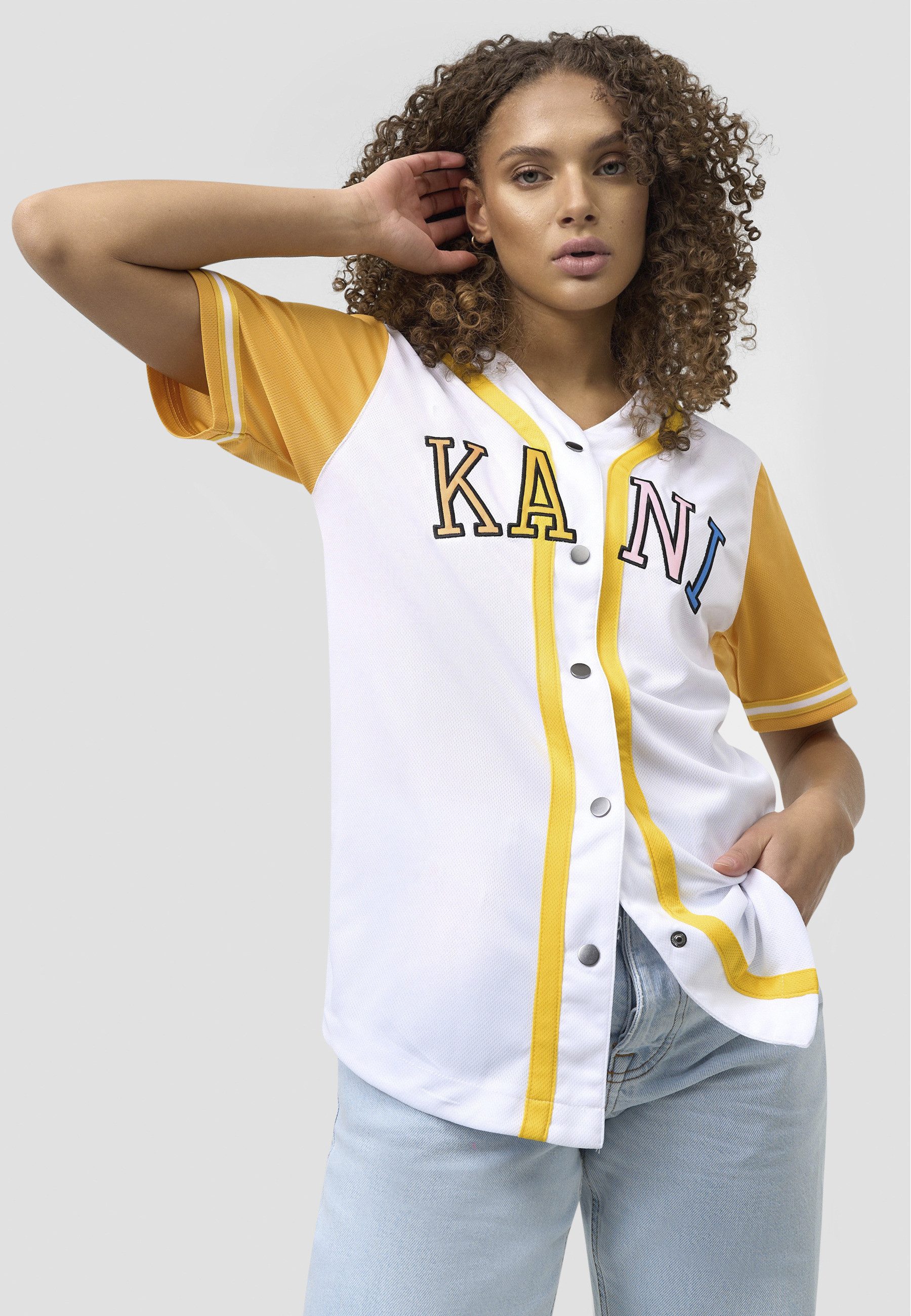 Karl Kani Netzshirt Karl Kani Damen College Block Baseball Shirt (1-tlg)
