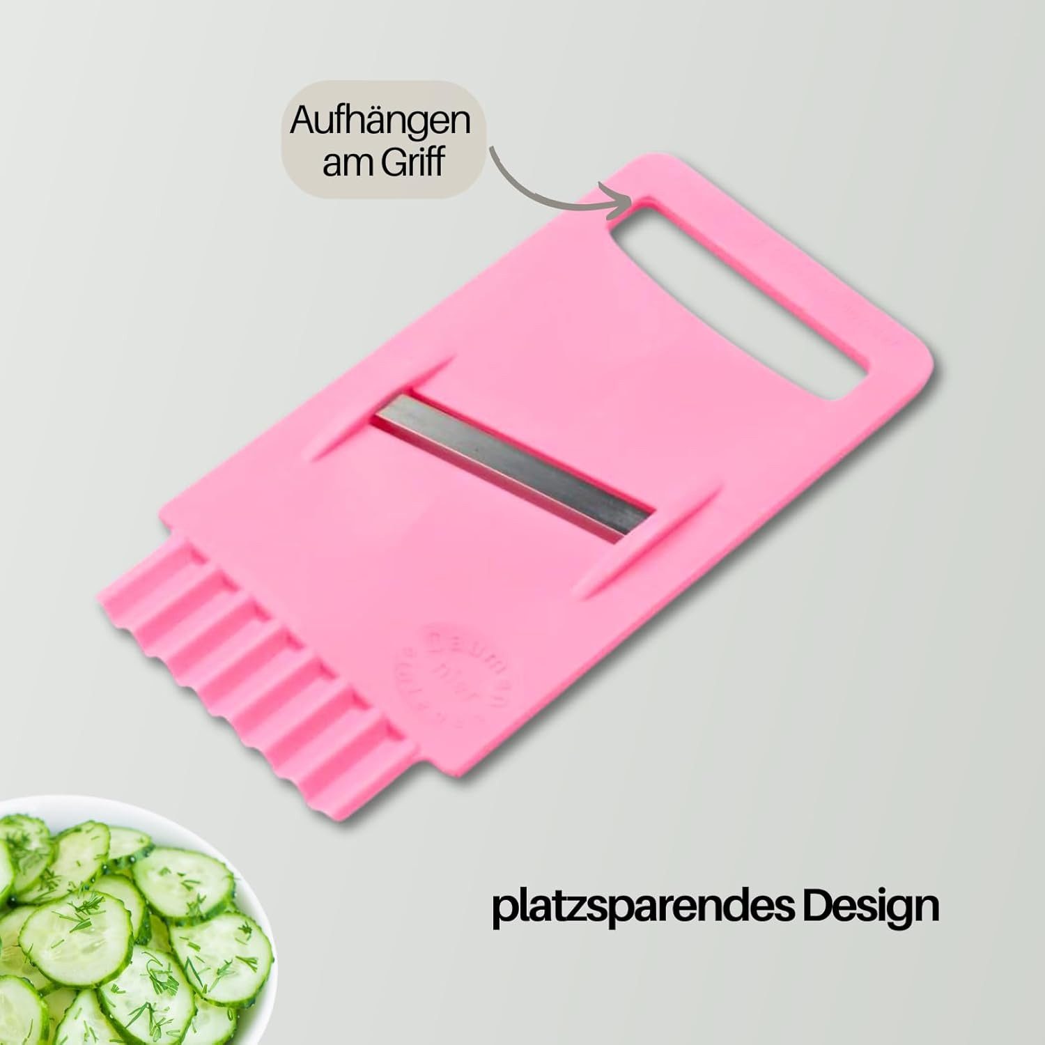 homiez Gemüsehobel rosa - Das Original! – Bild 4 von 4