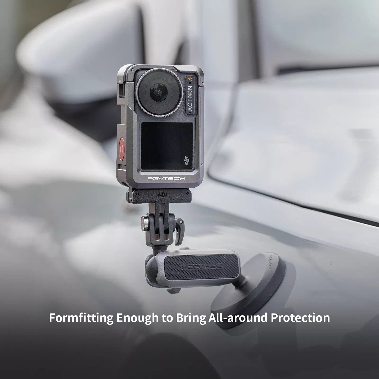 PGYTECH Kamera-Hülle Metall-Kameragehäuse für DJI Osmo Action 4/3 Leichtes und langlebiges