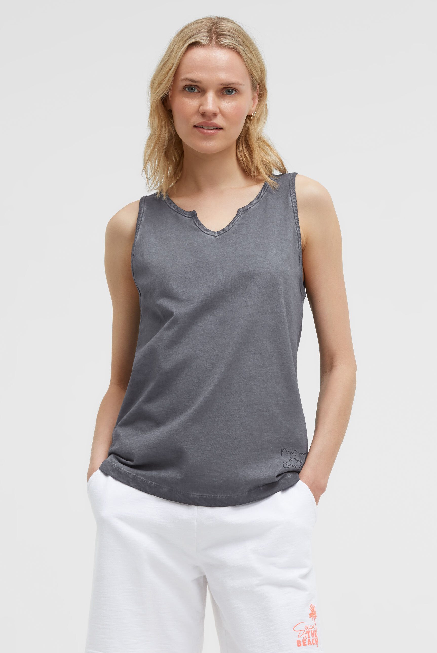SOCCX Tanktop aus Baumwolle
