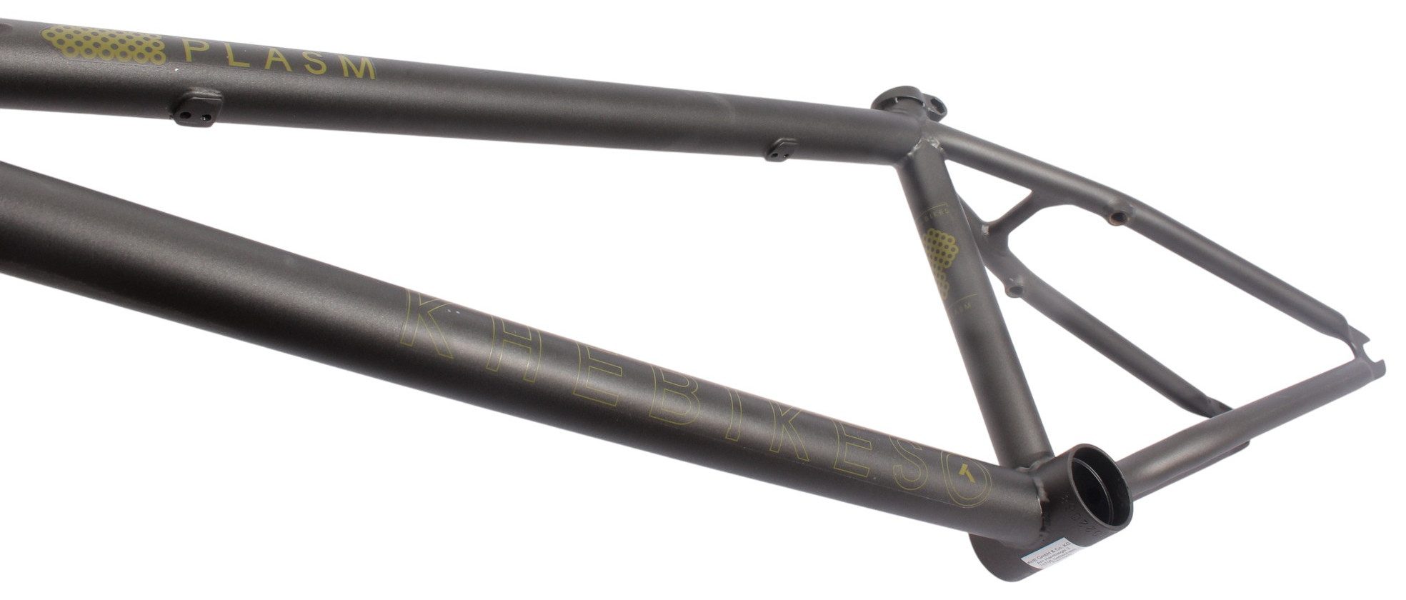 KHEbikes Fahrradrahmen KHE PLASM XL BMX Rahmen 20 Zoll HiTen Stahl 21,5 Zoll TT, BMX Rahmen KHE PLASM XL HiTen Steel 21,5"