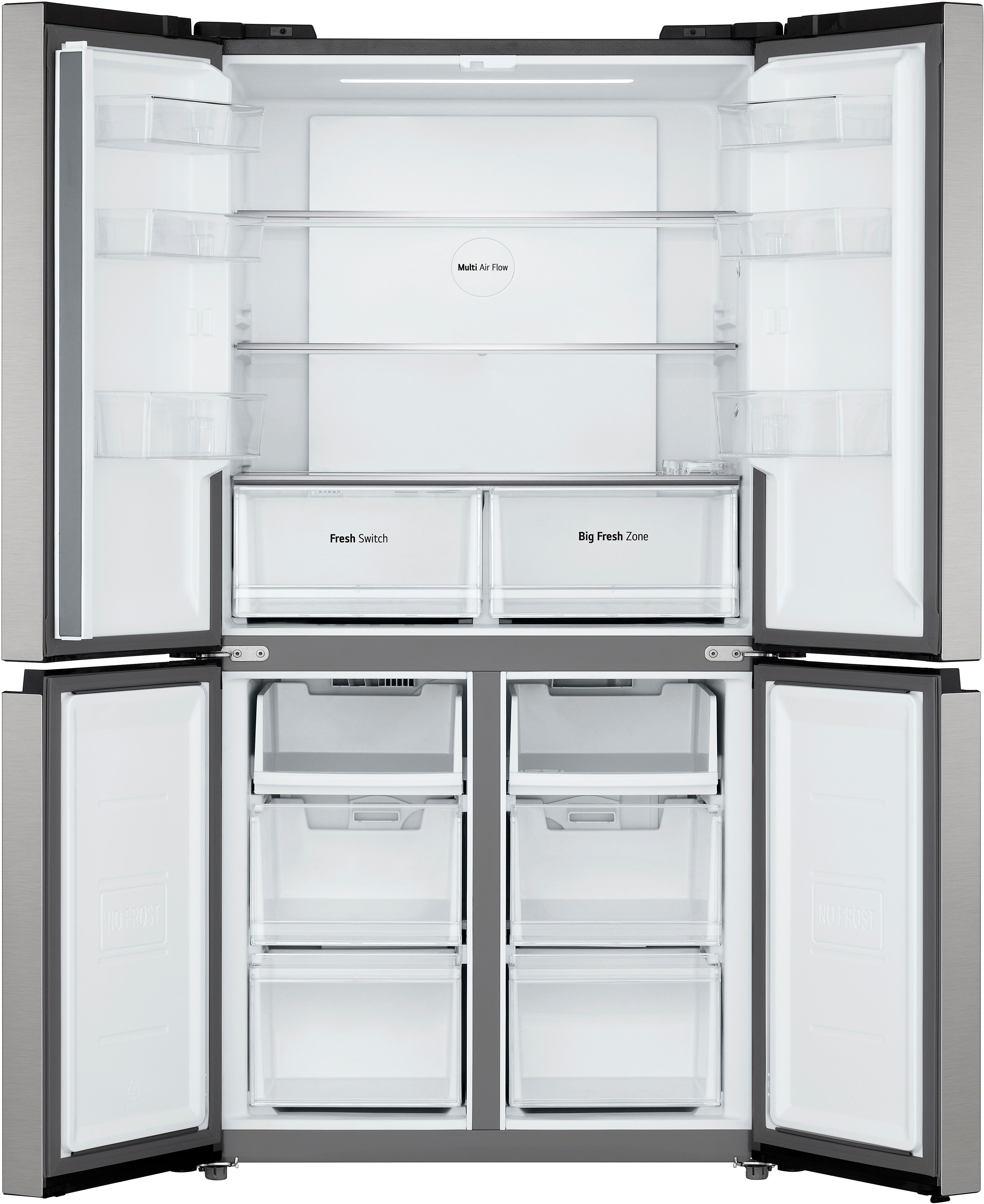 LG Multi Door Serie 4 GMM41MSBEM, 177,5 cm hoch, 83,3 cm breit