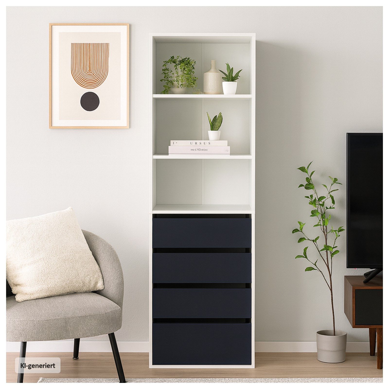 HTI-Line Kommode Kommode Nina XXL (Stück, 1x Kommode Nina), Anrichte Sideboard Schrank