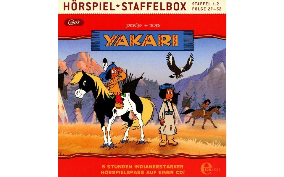 Hörspiel-CD Yakari - Staffelbox, 1 MP3-CD