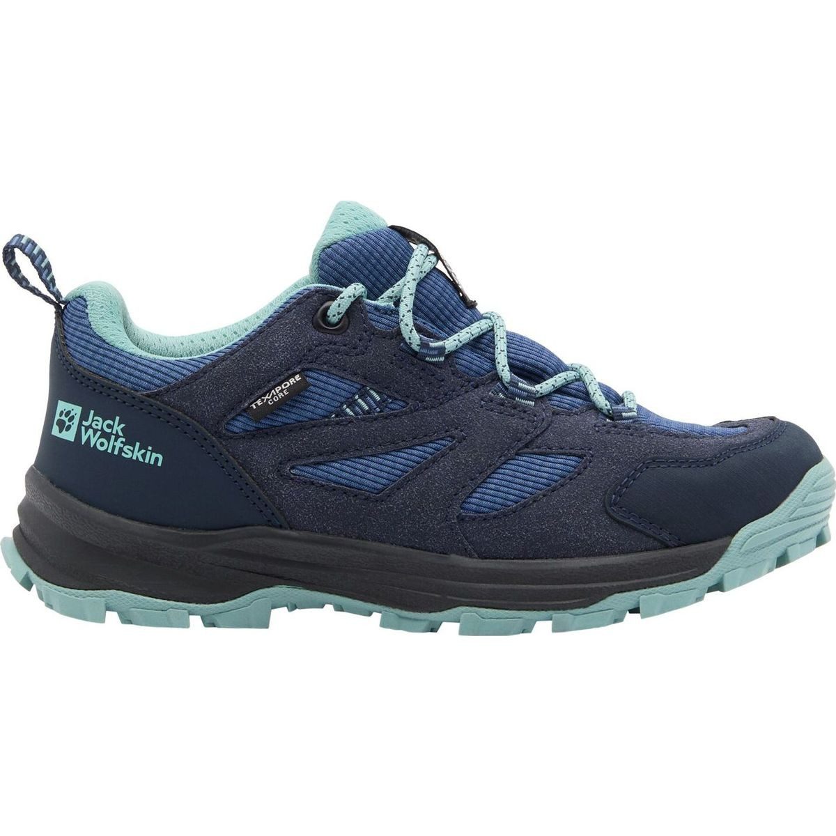 Jack Wolfskin Vojo Tour Texapore Low K Hikingschuh Leistungsfähige und wasserdichte Wanderschuhe für Kinder mit