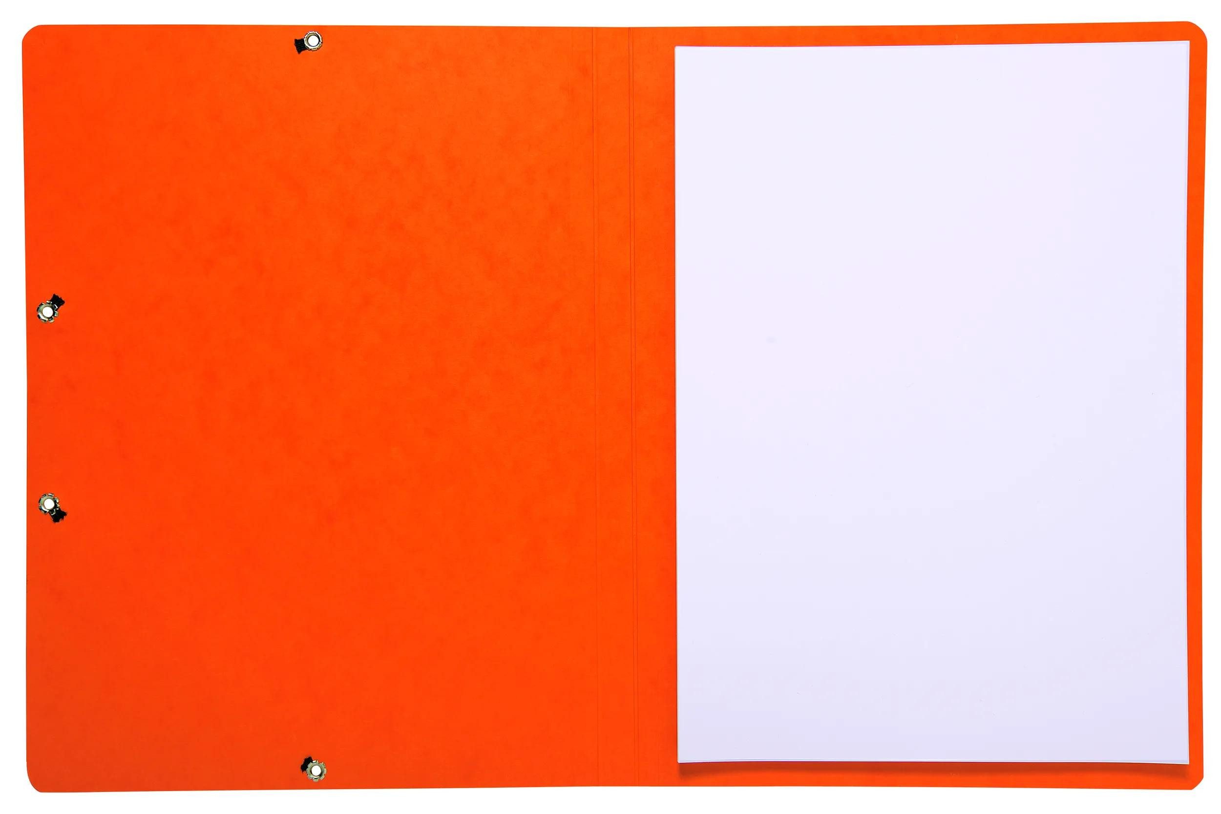 Thumbnail - EXACOMPTA Organisationsmappe 50x Eckspannmappe + Gummizug ohne Klappen, Karton, A4, Orange, 55414E, Eckspanner