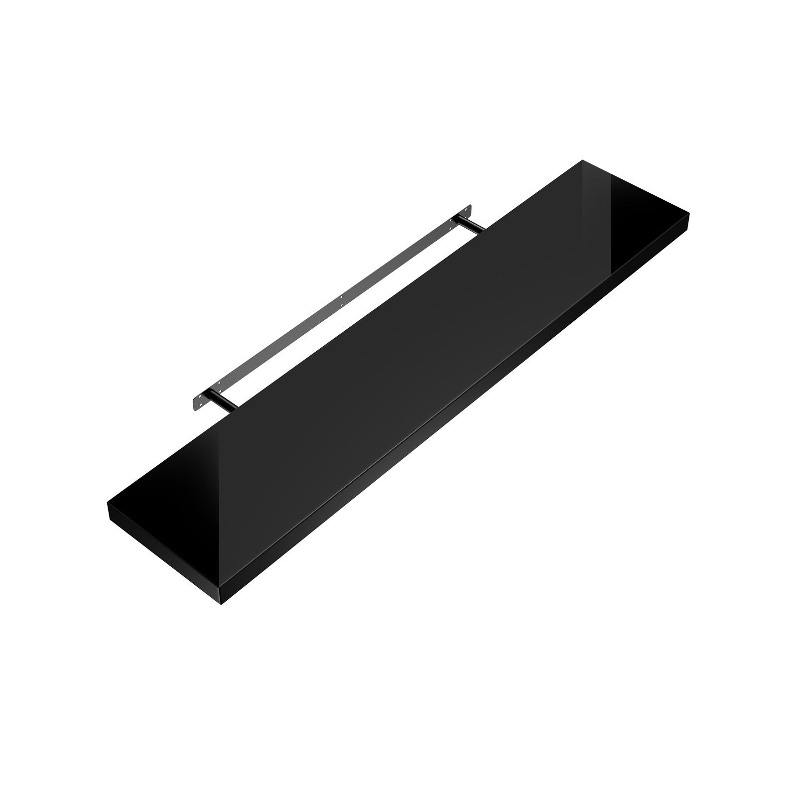 Casaria Wandboard, Schwarz Hängeregal mit Halterung günstig online kaufen